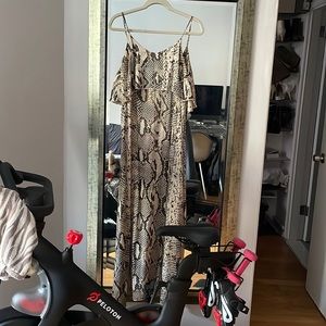Python maxi dress